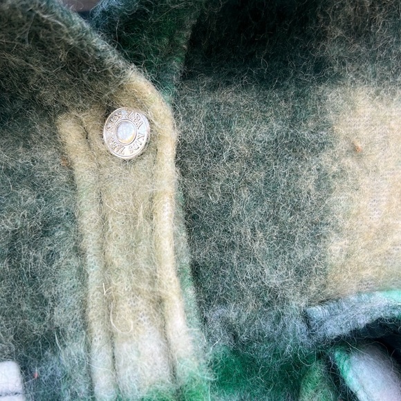 Zara cropped Short Checked Jacket Size 9-10 - Picture 4 of 11